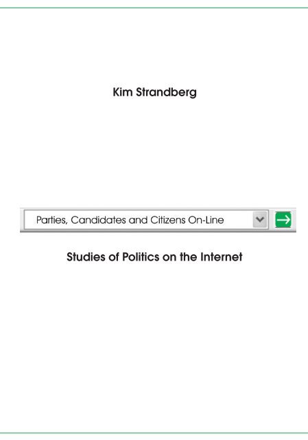 Parties, Candidates and Citizens On-Line - Åbo Akademi