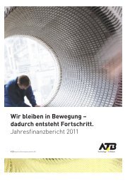 ATB Jahresfinanzbericht