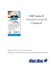 TMR Tracker II™ e-Tracker II® - Digi-Star