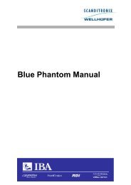 Blue Phantom Manual - uthgsbsmedphys.org