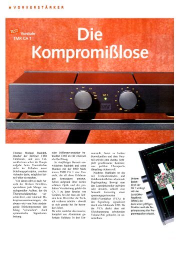 stereoplay 2/95 - TMR Elektronik GmbH