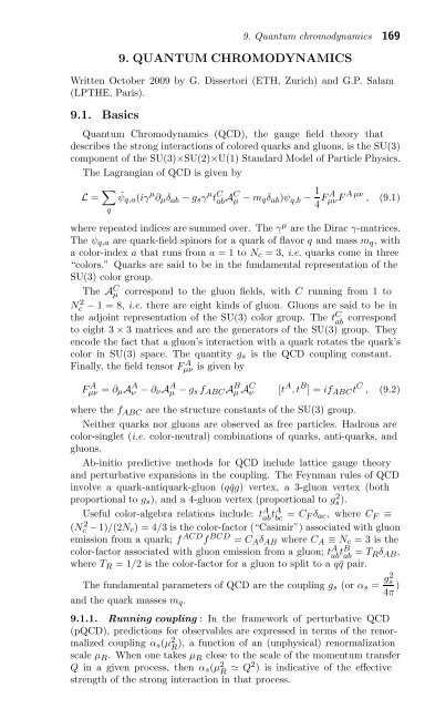 Particle Physics Booklet - Particle Data Group - Lawrence Berkeley ...