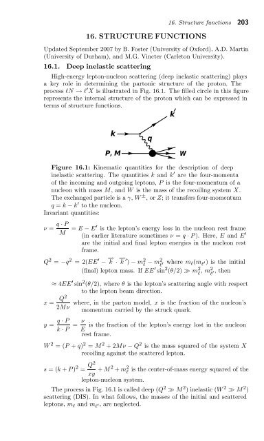 Particle Physics Booklet - Particle Data Group - Lawrence Berkeley ...