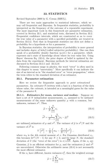 Particle Physics Booklet - Particle Data Group - Lawrence Berkeley ...