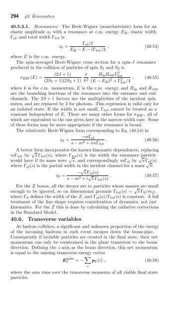 Particle Physics Booklet - Particle Data Group - Lawrence Berkeley ...