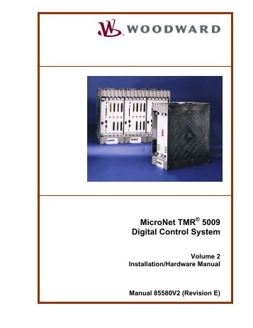 MicroNet TMR 5009 Digital Control System - DSF Technologies