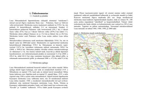 Metsade majandamise kava seletuskiri (pdf) - Luua Metsanduskool