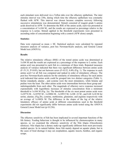 TABLE OF CONTENTS Pages Symposium 1 - the National Sea ...