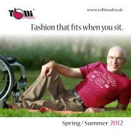 Fashion that fits when you sit - Rolli-Moden