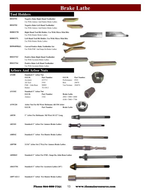 TMR Accessories Catalog - The Main Resource