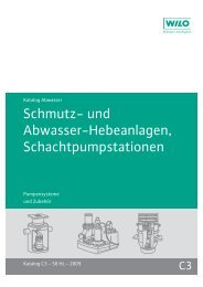 Schmutz- und Abwasser-Hebeanlagen, Schachtpumpstationen