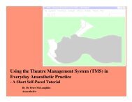 Using the Theatre Management System (TMS) in Everyday ...