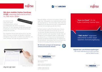 ARCHIV TMS TMS - Tec Media Services GmbH