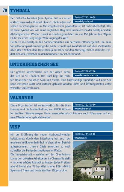 100 TIPPS - Visp Tourismus