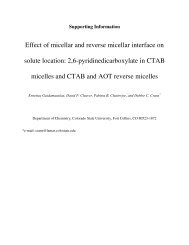 Effect of micellar and reverse micellar interface on solute location: 2 ...