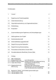 RBZ-Entwicklungsbericht vom 06.09.2008 - BBZ Mölln
