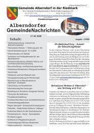 Gemeinde Alberndorf in der Riedmark