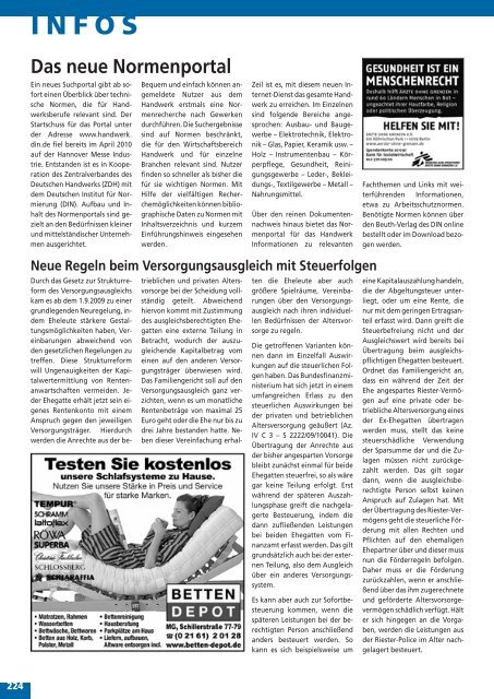 Kreiha-Info 09/2010 - Kreishandwerkerschaft Mönchengladbach