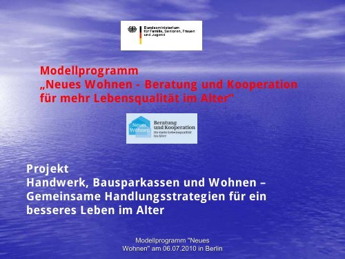 Vortrag Netz Handwerk 01 (pdf) - Neues Wohnen