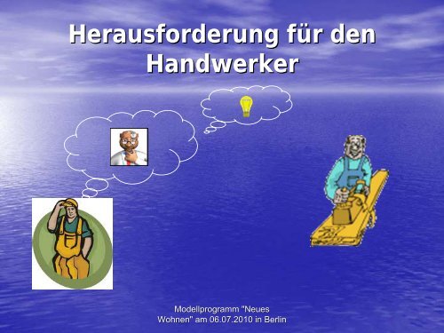 Vortrag Netz Handwerk 01 (pdf) - Neues Wohnen