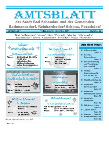 AMTSBLATT - Bad Schandau