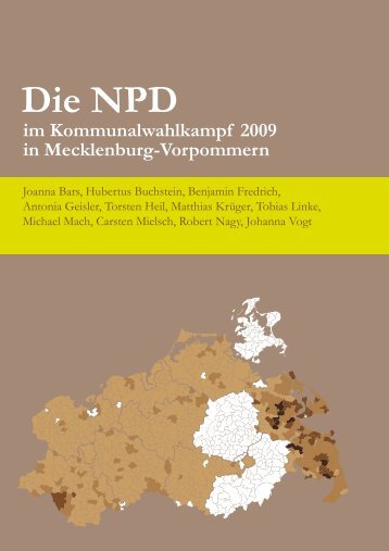 Die NPD im Kommunalwahlkampf 2009 in Mecklenburg-Vorpommern