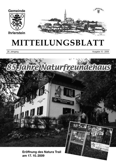 Gemeinde Ihrlerstein MITTEILUNGSBLATT