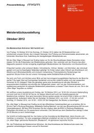 Meisterstückausstellung Oktober 2012 - Meisterschule Schreiner ...