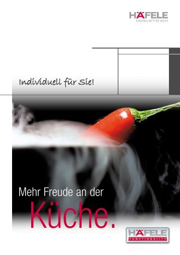 Mehr Freude an der - Häfele e@sy link Online Catalogue