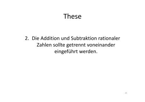 Von den Bruchzahlen zu den rationalen Zahlen - Mathematik und ...