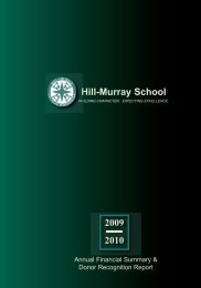 Annual Report 2003-04 Draft 5.qxd - Hill-Murray School
