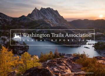 annual report 2008 - Washington Trails Association