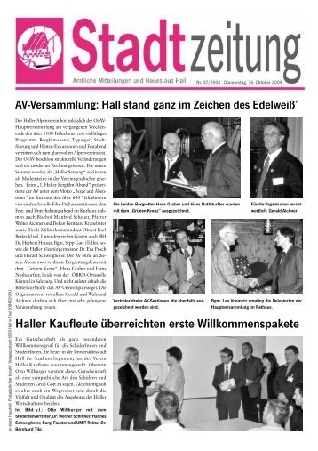 Stadtzeitung - in Hall in Tirol