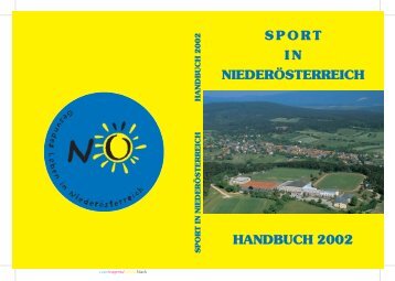 SPORT IN NIEDEROÈSTERREICH HANDBUCH 2002