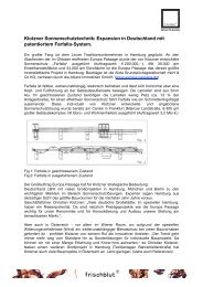 Klotzner Sonnenschutztechnik: Expansion in ... - Valetta Sonnenschutz