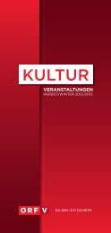 kultur in vorarlberg - ORF