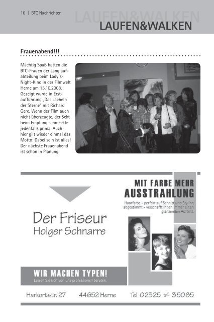 BTC Nachrichten Nr. 94 - Dezember 2008 - Baukauer Turnclub in ...