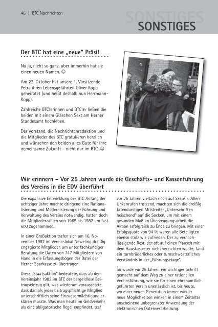 BTC Nachrichten Nr. 94 - Dezember 2008 - Baukauer Turnclub in ...