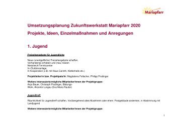 Umsetzungsplanung (105 KB) - .PDF - Mariapfarr