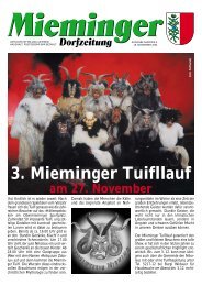 Mieminger Dorfzeitung November 2004 - Gemeinde Mieming