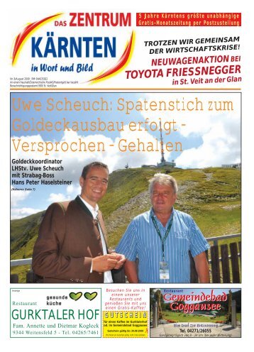 Ausgabe 08.2009 (PDF-Format, ca. 2,3 MB - Zentrum Kärnten in ...