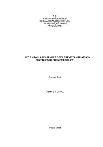 Dosyayı İndir - Ankara Üniversitesi Açık Erişim Sistemi