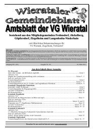 Ausgabe 06/2011 vom 26.03.2011 - Wieratal