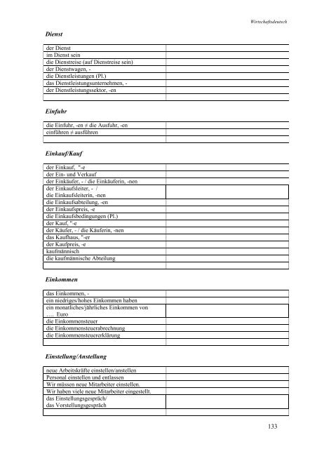 Poslovni tuji jezik - Wirtschaftsdeutsch - Semec, Mo