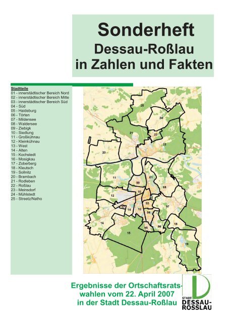 Ergebnisliste - Ortschaftsratswahl - dessau-rosslau - Dessau-Roßlau