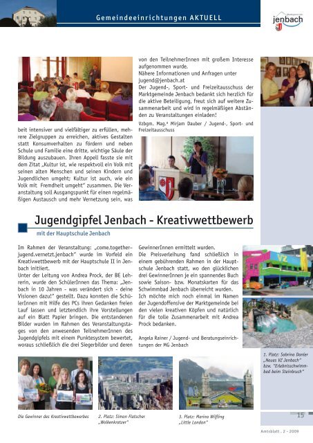 Amtsblatt Amtsblatt - Jenbach