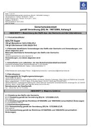 Sicherheitsdatenblatt - Feinchemie Schwebda GmbH