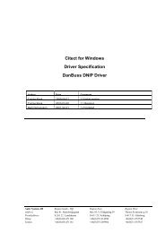 Citect for Windows Driver Specification DanBuss DNIP Driver