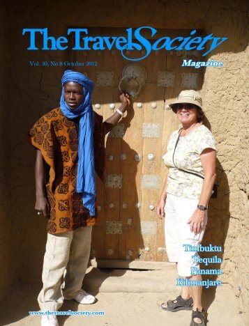 Volume 30, No.8 – October 2012: Timbuktu, Tequila - The Travel ...