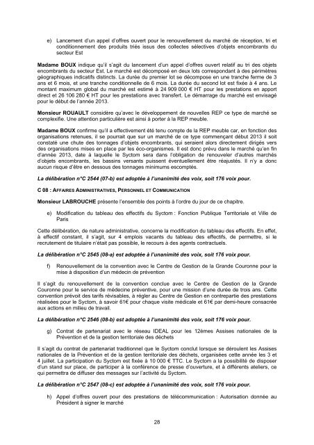 RECUEIL DES ACTES ADMINISTRATIFS JUILLET/AOUT ... - Syctom